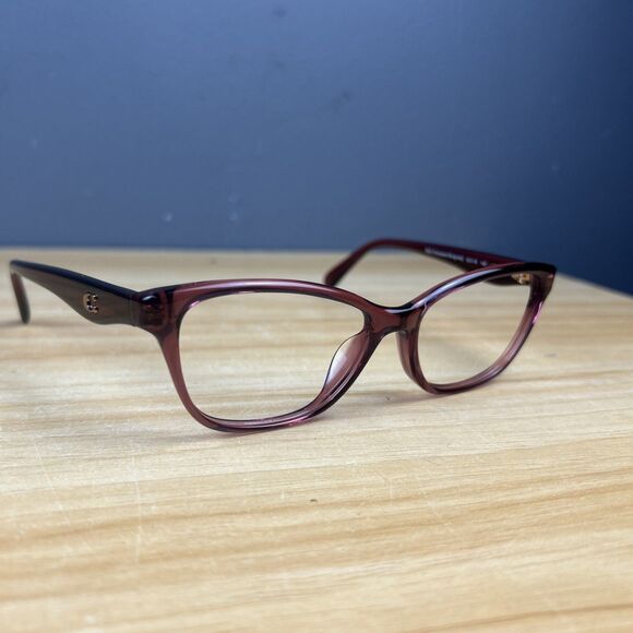 Coach Accessories - Coach HC6235U 5824 Eyeglasses Women's Transparent Oxblood Full Rim 53-17-145